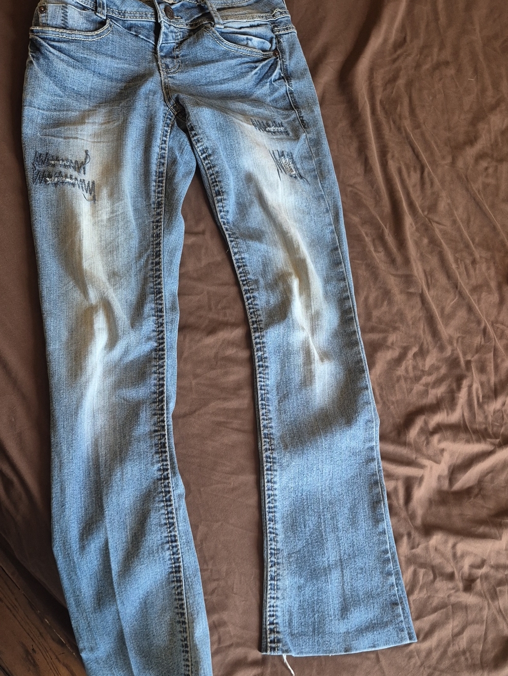 Vanilla Star Light Wash Bootcut Jeans